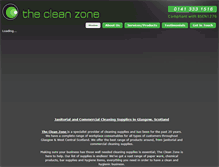 Tablet Screenshot of clean-zone.co.uk